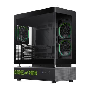 Gamemax Case ATX - N90 BG - Addressable RGB, Modular Dual-Chamber