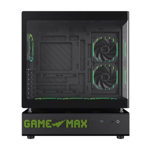 Gamemax Case ATX - N90 BG - Addressable RGB, Modular Dual-Chamber