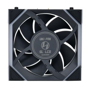 Вентилатор Lian Li UNI FAN SL Wireless LCD ARGB PWM - 120 mm Черен