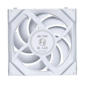 Вентилатори 3бр Lian Li UNI FAN SL Wireless LCD Reverse Blade ARGB PWM - 120 mm Бели