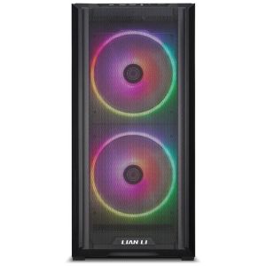 Case Lian Li LANCOOL 216 RGB Mid-Tower, Tempered Glass, Black