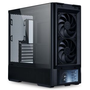 Case Lian Li LANCOOL 207 Digital Mid-Tower, Tempered Glass, Black