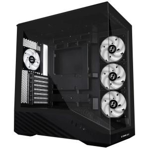 Case Lian Li Vector V100 ARGB Mid-Tower, Tempered Glass - Black