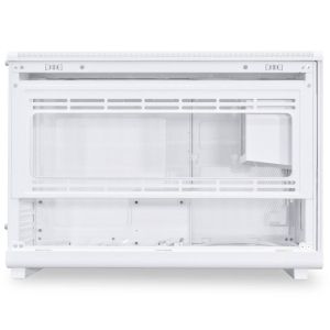 Кутия Lian Li DAN A3-mATX Wood Edition White, Tempered Glass, Micro Tower