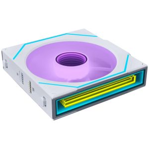 Вентилатори 3бр Lian Li UNI FAN SL-INF Wireless ARGB PWM Reverse - 120 mm Бели + Контролер