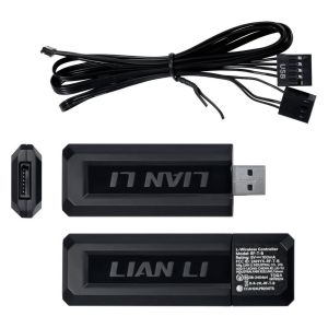 Вентилатори 3бр Lian Li UNI FAN SL-INF Wireless ARGB PWM - 120 mm Черни + Контролер