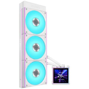 Охладител за процесор Lian Li HydroShift II LCD-S 360CL RGB - Бял