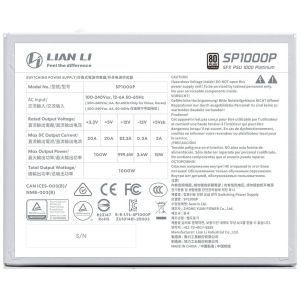Захранващ блок Lian Li SP1000 White 1000W 80+ Platinum PCIe 5.1, ATX 3.1