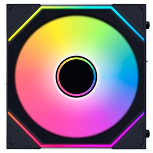 Вентилатор Lian Li UNI FAN SL-INF Wireless ARGB PWM - Reverse Blade, 120 mm Черен