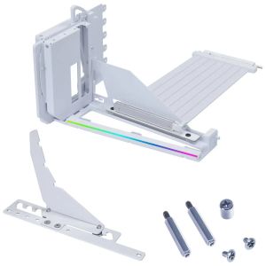 Lian Li Vertical GPU Mounting Kit VG4-5-V4 with PCIe 5.0 Riser Cable - White