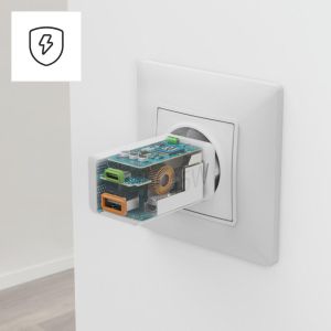 HAMA Бързо мини зарядно, 45 W, 1x USB-C - 1x USB-A, PD, бяло