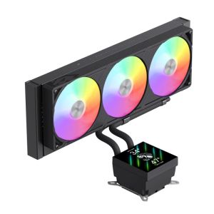 Gamemax Water Cooling GLACIER 360 LCD BK - Addressable RGB