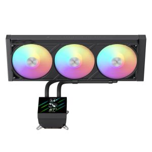 Gamemax Water Cooling GLACIER 360 LCD BK - Addressable RGB