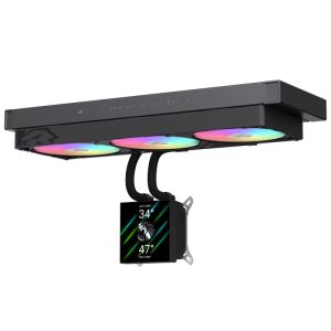 Gamemax Water Cooling GLACIER 360 LCD BK - Addressable RGB