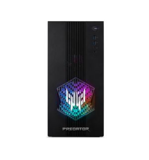 Настолен компютър Acer Predator PO3-665, Intel Core Ultra 5 225F (up to 4.90GHz, 20MB), 32GB DDR5 5600MHz ( 2*16GB), 1TB SSD PCI-e + M.2 slot free, no DVD, GeForce RTX 5070 12GB GDDR7, GLAN, WiFi7&BT 5.4, 4*USB 3.2, 4*USB 2.0, 1*Type C, 850W Plus Gold, No