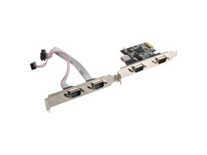 Мрежова карта Lanberg extension card PCI-express 4x com + low profile bracket