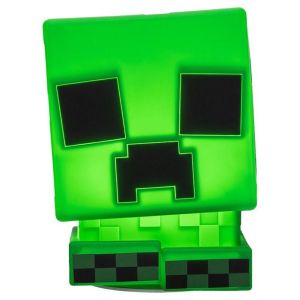 Лампа Paladone: Minecraft - Creeper SquishyGlo Silicone Light Rechargeable, PP14710MCF