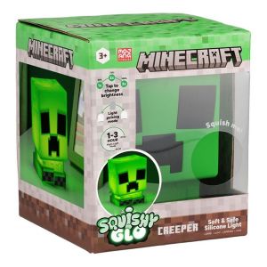 Лампа Paladone: Minecraft - Creeper SquishyGlo Silicone Light Rechargeable, PP14710MCF