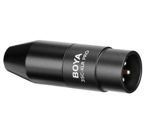 BOYA Mini-Jack to XLR Adapter with Power Convert 35C-XLR Pro
