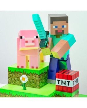 Paladone: Minecraft - Steve Diorama Light, PP9463MCF