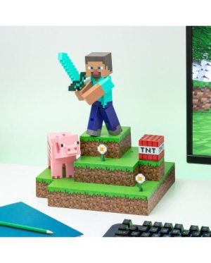 Paladone: Minecraft - Steve Diorama Light, PP9463MCF