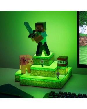 Paladone: Minecraft - Steve Diorama Light, PP9463MCF