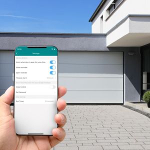 Hama Smart Garage Door Opener, Wi-Fi, with Sensor, Control via App/Voice Command
