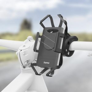 Hama "Strong" Bicycle Mobile Phone Holder, 360-degree Rotation, Univers. for Sma