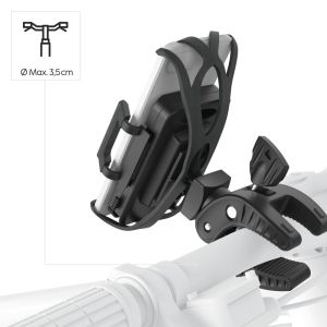 Hama "Strong" Bicycle Mobile Phone Holder, 360-degree Rotation, Univers. for Sma