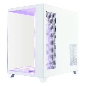 1stPlayer Case ATX - MEGAVIEW MV8 White - 7 x 120 mm A-RGB fans included