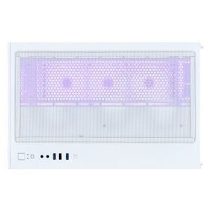 1stPlayer Case ATX - MEGAVIEW MV8 White - 7 x 120 mm A-RGB fans included