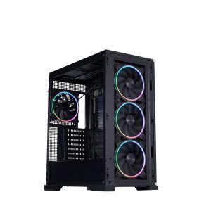 1stPlayer кутия Case EATX - IF8 Black - 4 x 140 mm A-RGB fans included, USB-C