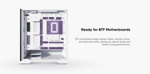 1stPlayer кутия Case EATX - IF8 Black - 4 x 140 mm A-RGB fans included, USB-C