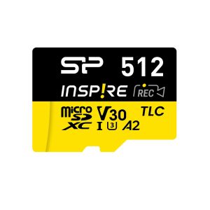 Memory card Silicon Power Inspire 512GB, microSDXC, Class 10, SD Adapter
