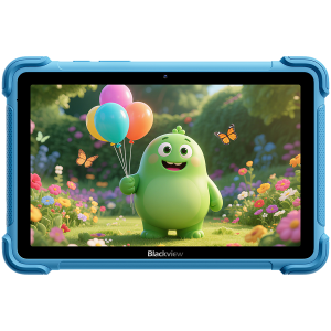 Blackview LINK 1 Kids WiFi 4/64GB 8.68-inch HD IPS 1340x800 60Hz 360nits RK3562 Quad-core 2.0GHz 5+8MP Cam 5000mAh WiFi 6 BT 5.0 Dual Speakers with Smart-K Support Tempered Film Stylus Pen Android 16 Ocean Blue