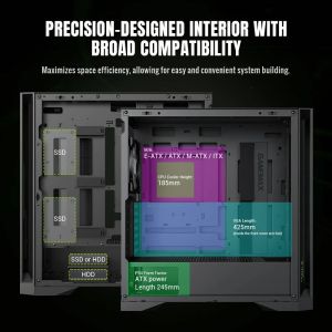 Gamemax кутия Case EATX - Leader 2 - Addressable RGB