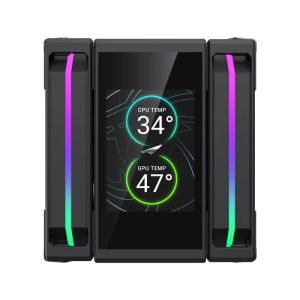 Gamemax CPU Cooler Sigma 620 LCD Black - Addressable RGB