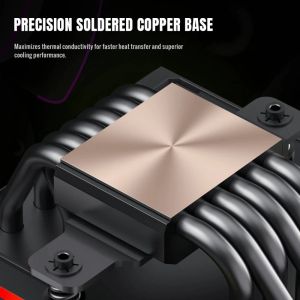 Gamemax CPU Cooler Sigma 620 LCD Black - Addressable RGB