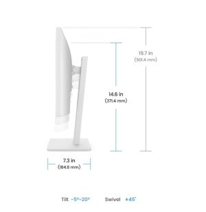 Монитор BenQ GW2486TC 24" IPS, FHD, 100Hz, 1920x1080, USB-C 65W, DP1.2x1, HDMI1.4x1, DP out, Speaker 2Wx2, Height Adjustable Stand, coding mode