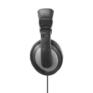 Hama “Shell II” Headphones, Over-Ear, Long Cable (2m), black