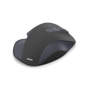 Hama “WM-500” Wireless Mouse, Ergonom., 6 Buttons, W/O Click Noise, Battery, blk