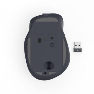 Hama “WM-500” Wireless Mouse, Ergonom., 6 Buttons, W/O Click Noise, Battery, blk