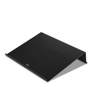Hama "Carbon" Laptop Stand, up to 47 cm (18.4"), Carbon Look, black