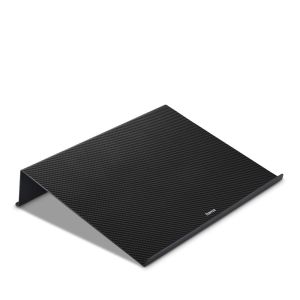 Hama "Carbon" Laptop Stand, up to 47 cm (18.4"), Carbon Look, black