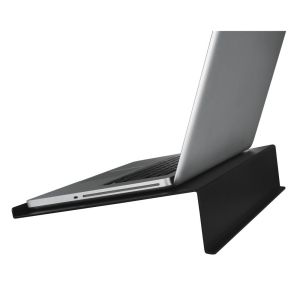 Hama "Carbon" Laptop Stand, up to 47 cm (18.4"), Carbon Look, black