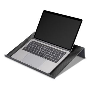 Hama "Carbon" Laptop Stand, up to 47 cm (18.4"), Carbon Look, black