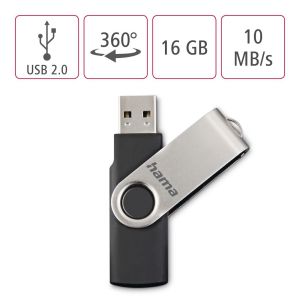 USB stick Rotate, 16GB, HAMA-94175