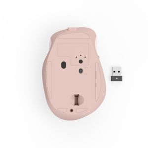 Hama “WM-500” Wireless Mouse, Ergonom., 6 Buttons, W/O Click Noise, Battery, pink