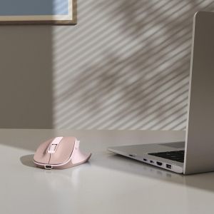 Hama “WM-500” Wireless Mouse, Ergonom., 6 Buttons, W/O Click Noise, Battery, pink