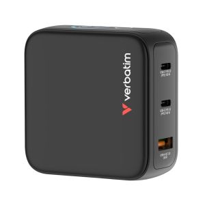 Зарядно устройство Verbatim Mini GaN Charger 100W with Display